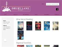 Tablet Screenshot of drurylanebooks.com